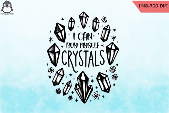 Floral Spiritual Crystals PNG: A Designer's Review