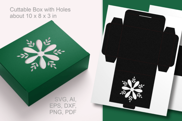 Floral Style Snowfuze Favor Box Template Review