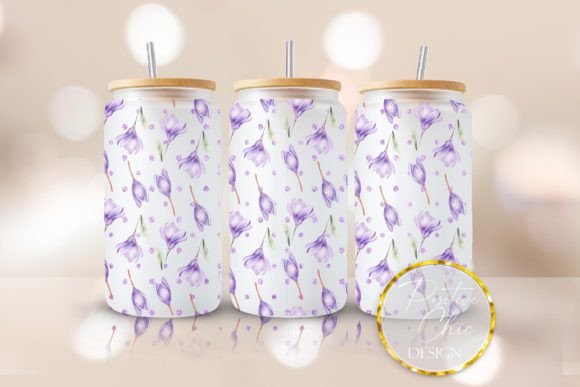 Flowers Libbey Glass Wrap Floral UVDTF Review